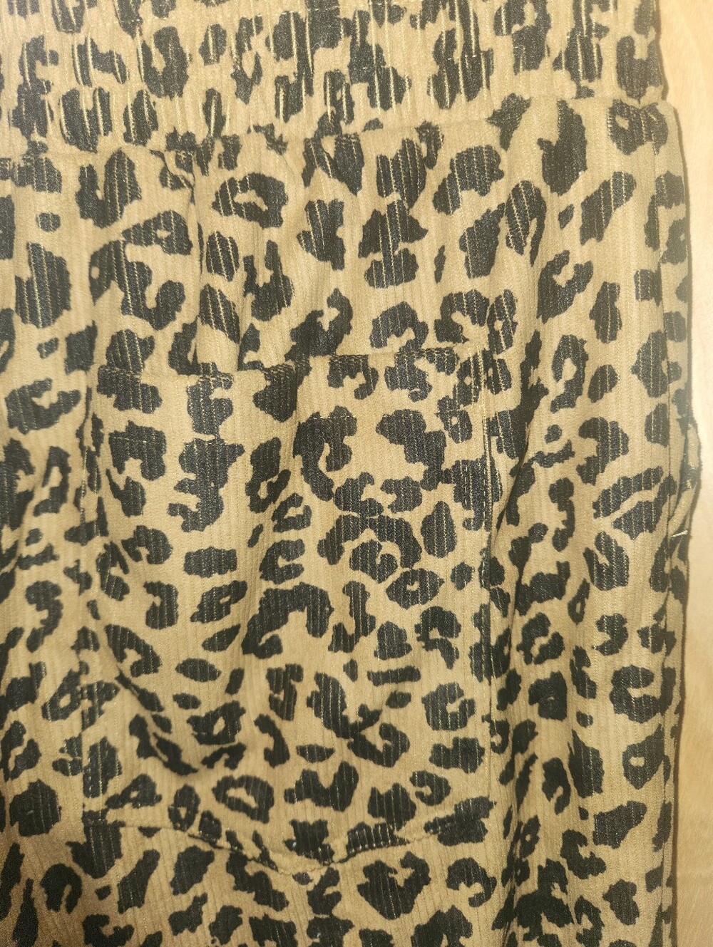Halara Leopard Print Wide Leg Pants Size Large - Picture 8 of 8